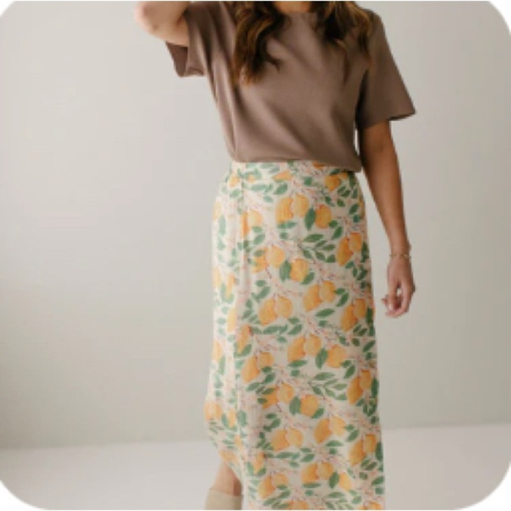 Polagram Citrus and Floral Maxi Skirt - Picture 7 of 7